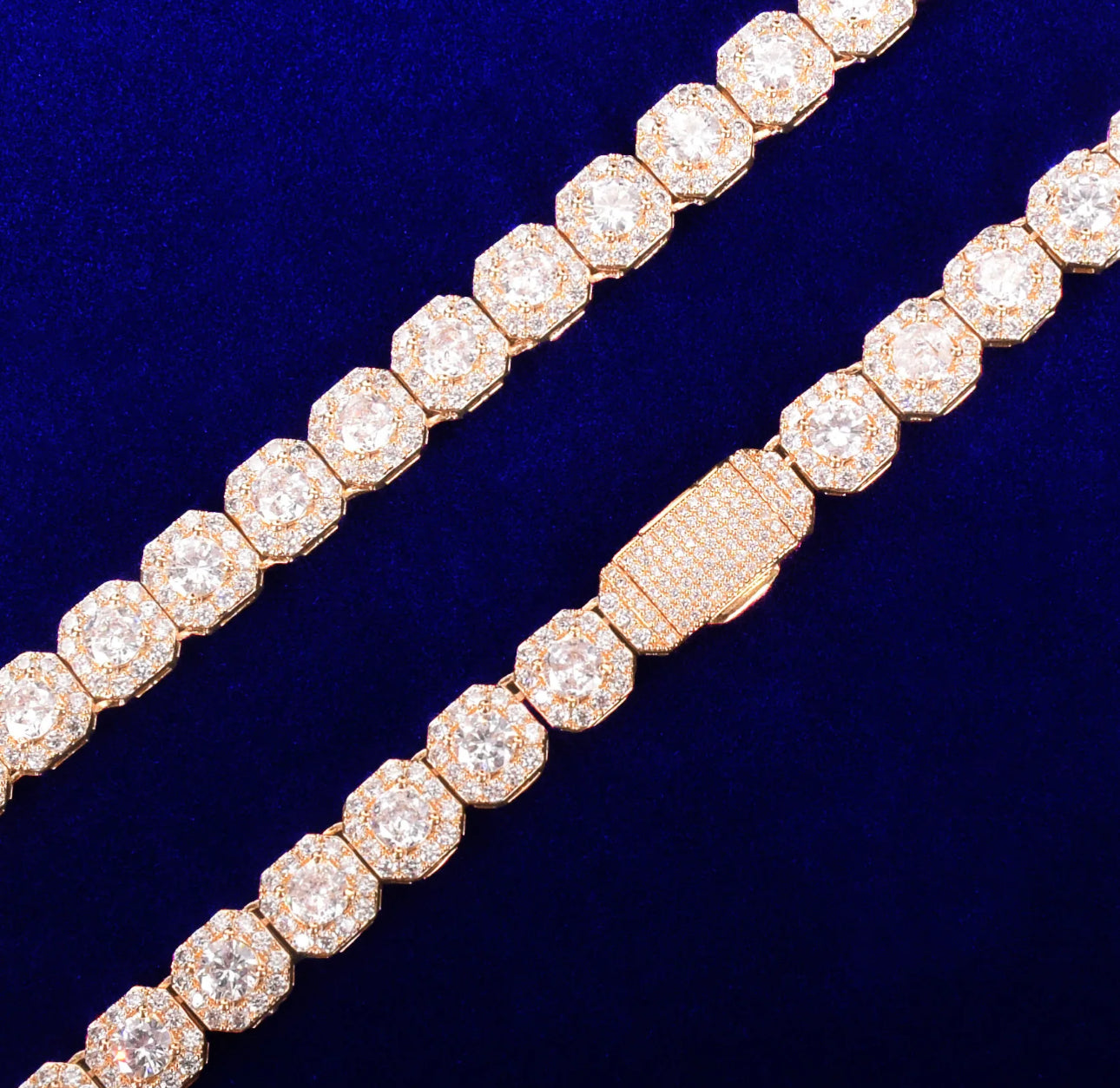 Cluster tennis chain