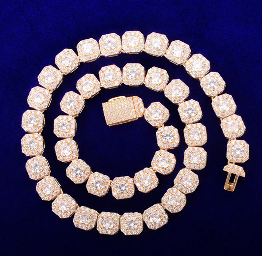Cluster tennis chain