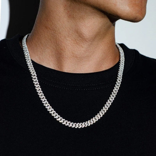 6MM Cuban link Moissanite
