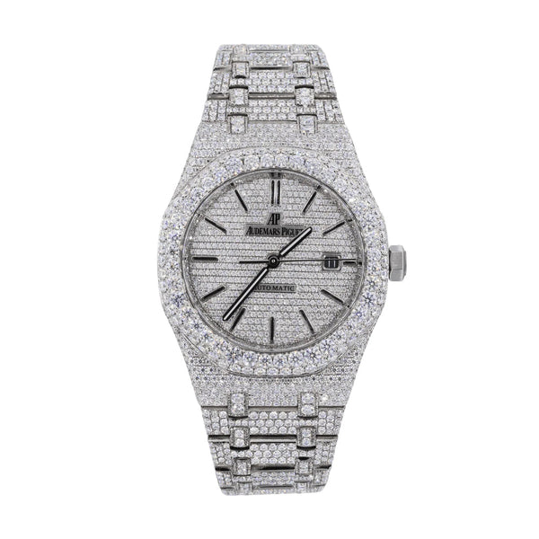 ICED OUT MOISSANITE OCTAGON WATCH